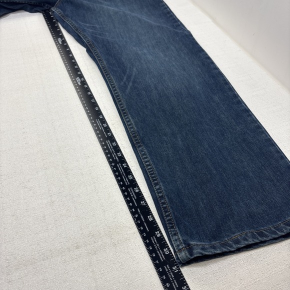 Wrangler 20X Jeans Mens 35x32 Blue Style 01 Competition Western Cowboy Whiskered - Picture 13 of 15